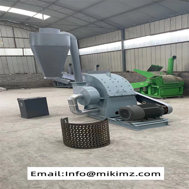 Coconut husk grinding machine wood grinder machine rice husk hammer mill