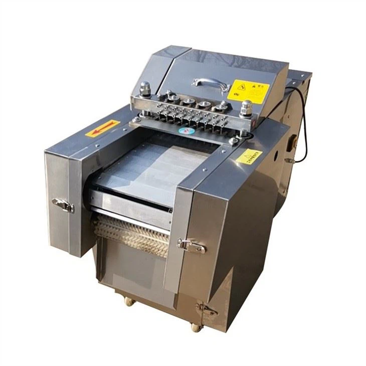 Komercinė šaldytos mėsos be kaulų pjaustymo mašina