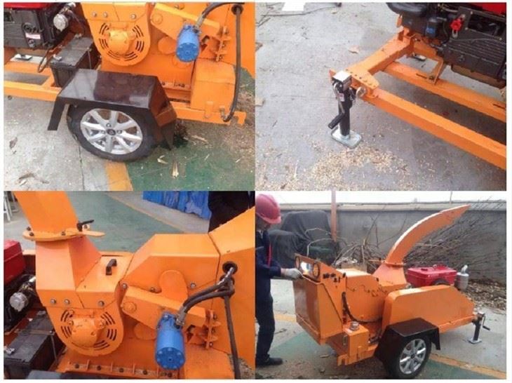 Diesel Wood Grinder Chipper Shredder