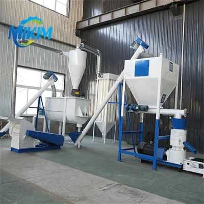 Chicken feed pellet production line